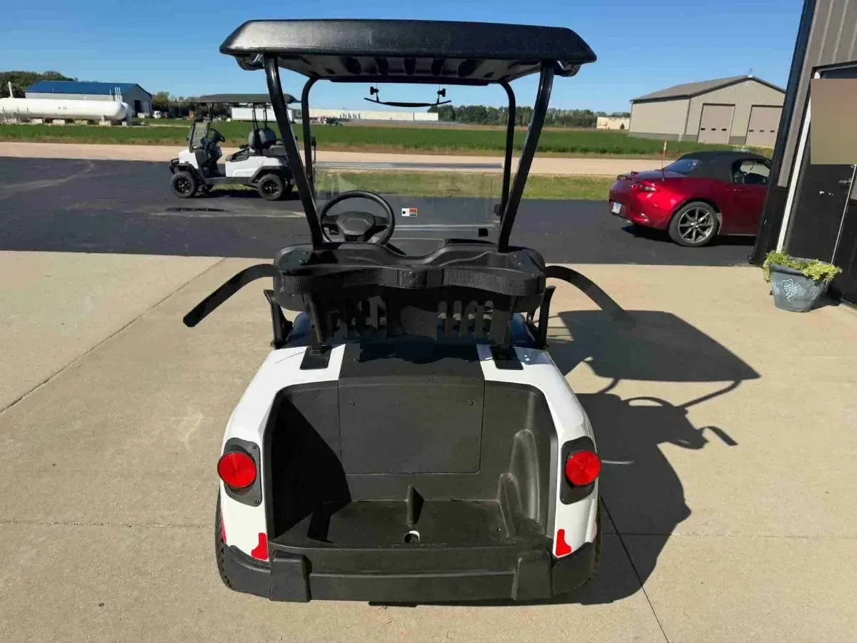 Rear cargo bed on the 2026 E-Z-GO RXV Valor 2 S+